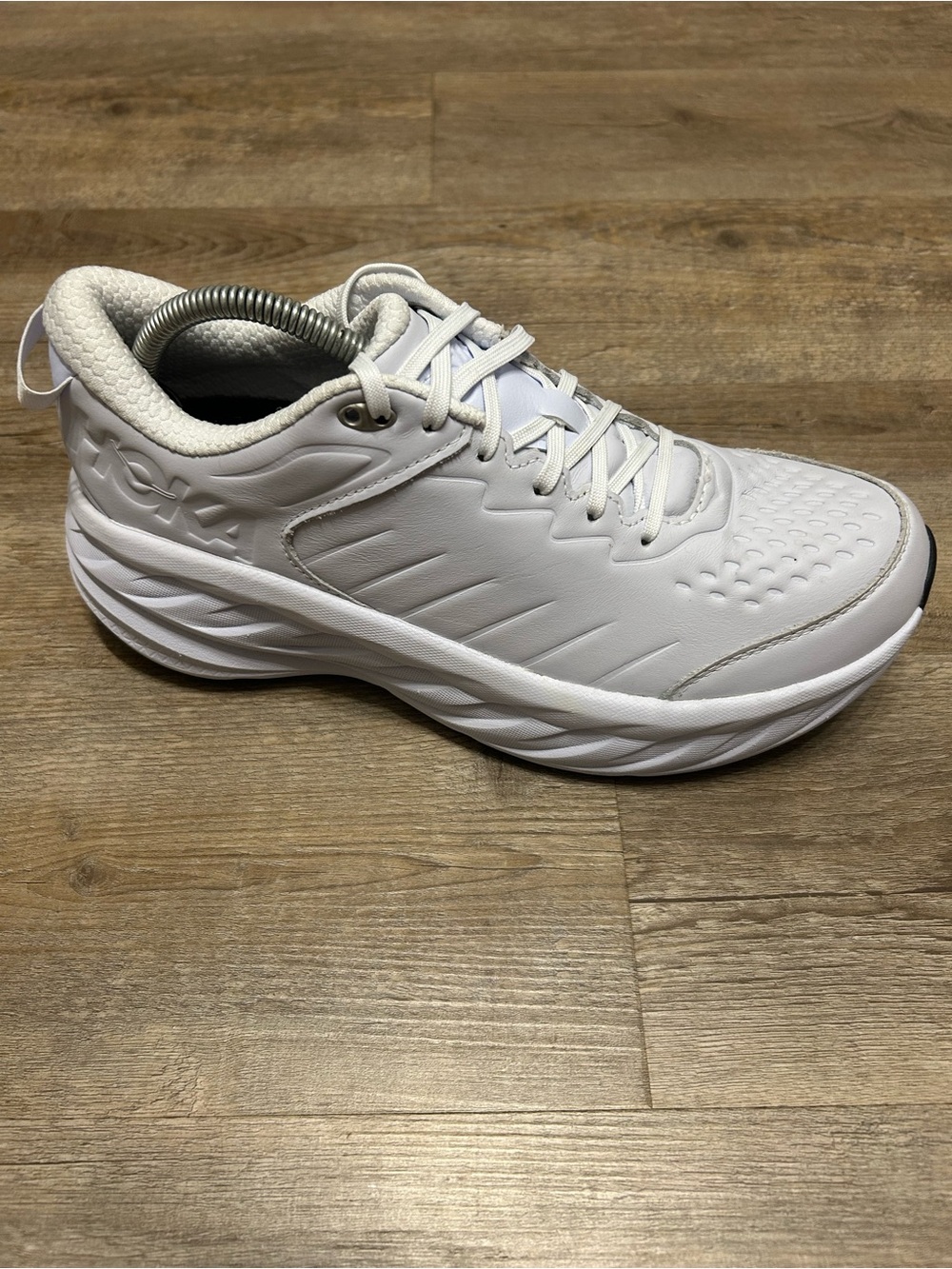 Hoka One One Bondi SR Women's Size 10 White Athletic Sneakers Slip Resistant - Picture 5 of 11